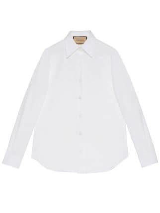 gucci cotton poplin shirt|Gucci Cotton poplin shirt.